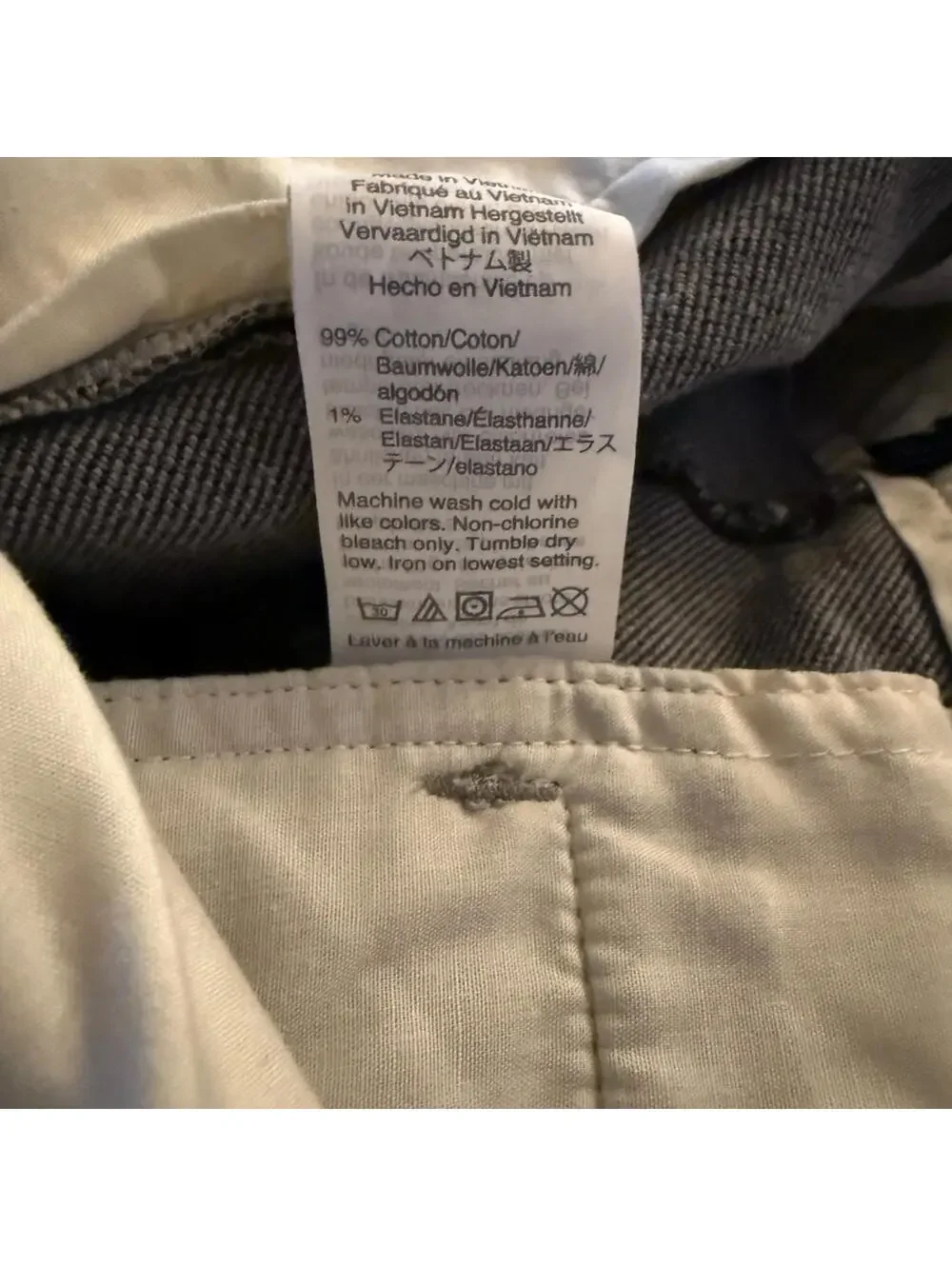 J. Crew Flex Heathered gray Khaki / Chino Type Pants Slim 32 x 32